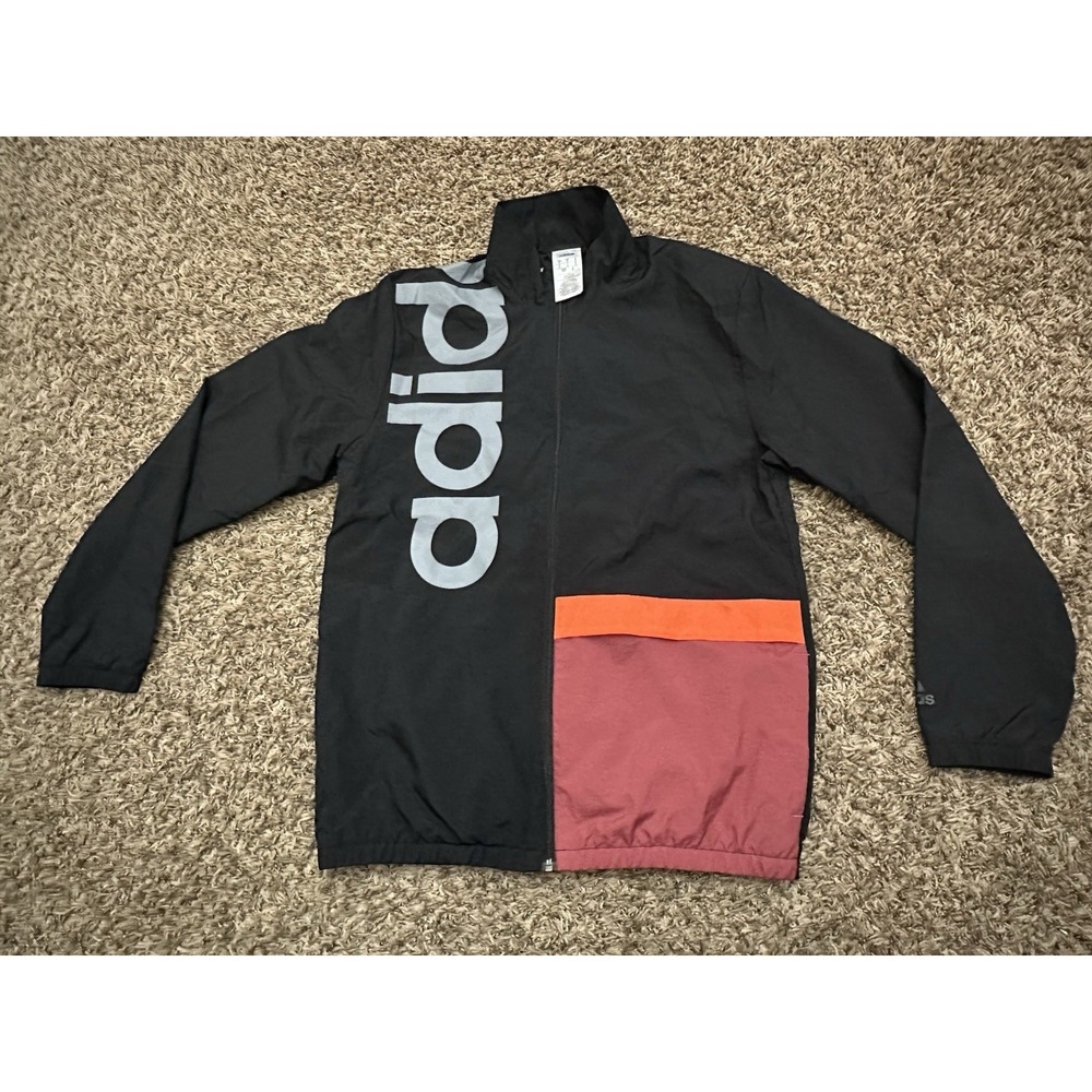 Adidas Essentials Colorblock Full Zip Windbreaker GD5960 Men's Size Small